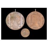 Vintage Bronze & Metal Medals