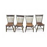 Antique American Painted Windsor Side Chairs