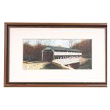 Lou Messa (Am 1945-) Watercolor Landscape