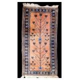 Hand Knotted Persian Runner w/ Tree of Life