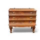 Book Shaped Side Table w/ Drawer, Lift Top