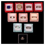 Sterling Silver Rings (10)