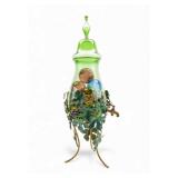 Vintage Blown Glass Beverage Dispenser