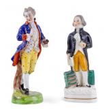 Dresden & George Washington Porcelain Figurines
