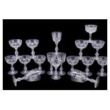 Set of 10 Champagne Coupes