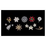 Vintage Brooches and Earring Sets