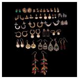 Sterling and Other Deigner Costume Earrings