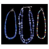 Sterling and Stone Necklaces