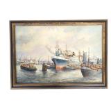 Signed P. Van Schaik Jr. Oil on Canvas