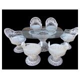 MCM Woodard Fiberglass 7 Pc Patio Set