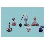 Blown & Pressed Glass Perfume Bottles & Atomizers