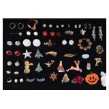 Holiday Brooches and Vintage Jewelry