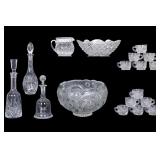 Crystal + Cut Glass Collection w/ Decanters