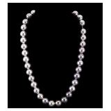 Sterling Silver Ball Necklace, 12-Inch Drop