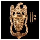Large Brass Eagle Door Knocker