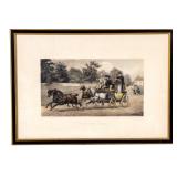 1985 Arthur Ackermann Coaching Chromolithograph