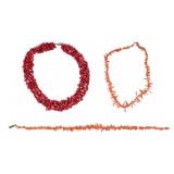 Coral Necklaces w/ Coral Branch Style