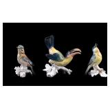 Karl Ens Porcelain Bird Figurines (3)