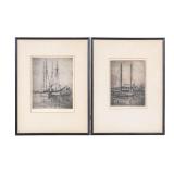 Signed Margaret M. Kilburn (Am b. 1891) Etchings