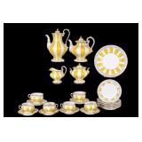 Meissen Gold Leaf Coffee and Tea Service