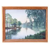 1976 Signed Oil on Board, Landscape