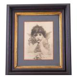 Original Antique Etching F.M Speigle