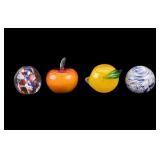 Art Glass Paperweights (4)