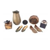 Dragon Drum, Signed Pottery, Bronze Vase