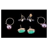 14K Gold Pierced Earrings