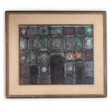 Eva Fischer Original Modernist Abstract