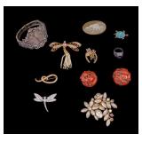 Girl Scouts 10K GF Ring and Other Jewelry