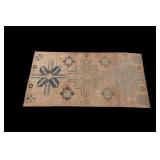 Semi Antique Turkish Oushak Rug