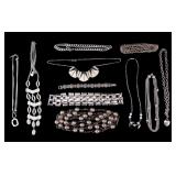 Quality Silver Tone Costume Jewelry, Lia Sophia