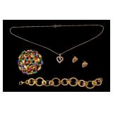 Gold Tone Sterling Jewelry