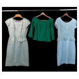 Vintage Hand Made Mid Century Cresses and Top