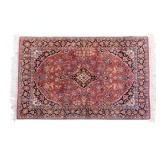 Kashan Persian Rug < 4