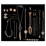 Gold Tone Jewelry, some Vintage, Monet