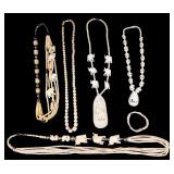 Carved Natural Material Jewelry