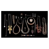 Gold Tone Statement & Costume Jewelry, Avon