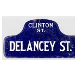 Vintage NYC Porcelain Street Sign