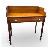 19th C Sheraton Wash Table w/ Gallery