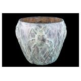 Bronze Beetle Planter 20th C, Marked ZooBox