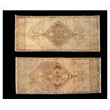 Pair of Turkish Oushak Rugs