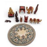 Asian Figural and Decorative Grouping