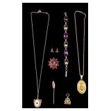 Victorian GF and Sterling Jewelry