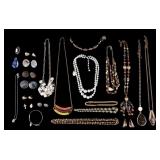 Vintage Glass Bead, Enamel, more Costume Jewelry