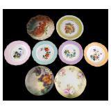Handpainted, Tillowitz, Haviland Dessert Plates