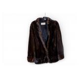 Vintage Dark Fur Jacket
