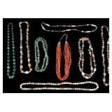 Coral Necklace & Semi-Precious Necklaces