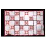 Vintage Hand Made Quilt, Signed